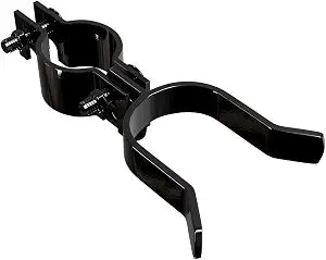 VIVIDA Chain Link Fence Gate Latch 1-3/8" x 1-5/8", Black Fork Latch, 1 PCS