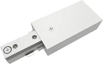 Lighting, H Track Live End Connector in White, UL Listed