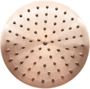 Shower Head High Pressure Rain Showerhead 8" inch Round Antique Red Copper Brass Luxury Design Adjustable Replacement For Bathroom Shower Heads