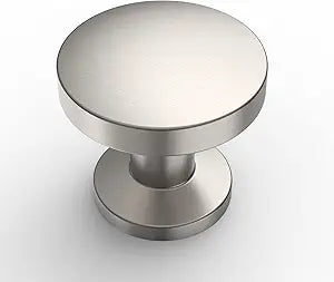 Amerdeco 10 Pack Brushed Satin Nickel Cabinet Knobs 1.2"