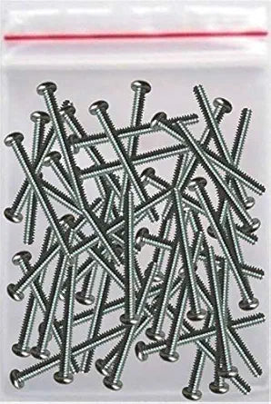 Extra Long Outlet Screws 6-32 x 1-1/2 in, 50 Pack, for Recessed Boxes