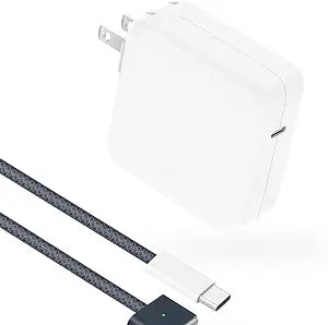 Charger for MacBook Air 13.6 15 inch Mac Book Pro 14 16 inch 2026 2025 2024 2023 2022 2021 M5 M4 M3 M2 M1, Super Compact, 6.6FT USB C to Powerful Magnetic 3 Braided Cable, Original Quality, Midnight