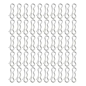 50Pcs Bow Tie Cotter Pin Replacement for MTD 714-04040, Replace for Husqvarna 532194208