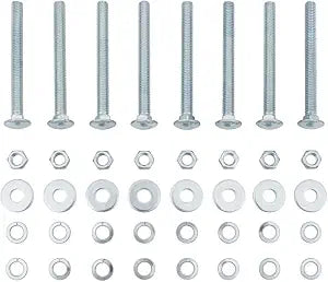 United Pacific 110248 Zinc Plated Truck Bed to Frame Mounting Kit for 1967-71 Chevy & GMC Truck  ONE Pack (8 Complete Carriage Bolt Sets (32 Pieces))