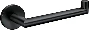 Moen Y5709BL Modern Single Post Toilet Paper Holder, Matte Black