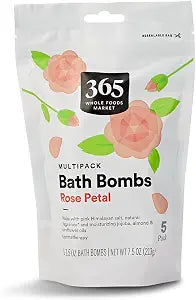 365 by Whole Foods Market, Bath Soak, Rose Petal with Himalayan Salt, 5 Count