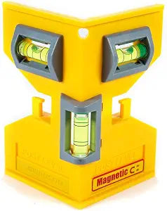 Swanson Magnetic Post Plumbing Pipe Track Level with Elastic, Hooks, PL001M
