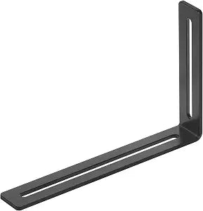4 PCS Adjustable Slotted L Angle Bracket, 8" x 5-1/8" x 1-3/16"