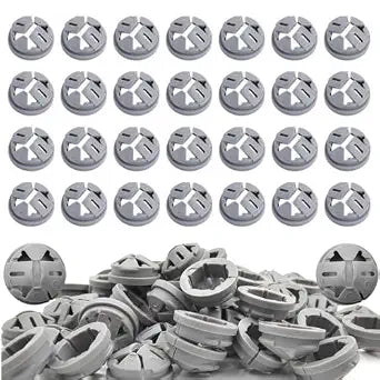 150 Pcs of 3/8-1/2 Inch Electrical Wire Box Connectors, Wire Connectors Push-in, for Romex Clamp Cable Connector, Non-Metallic Button Push Electrical Box Cable, Fits for 1/2 Inch Knockouts