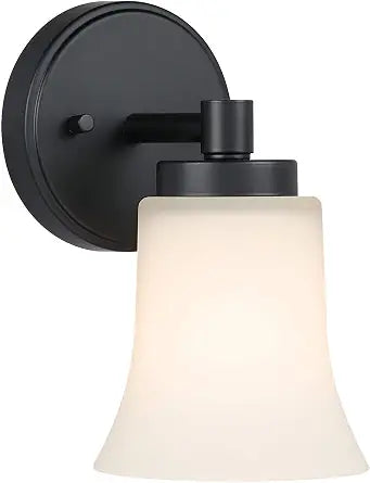 XiNBEi Lighting Wall Sconce Single Black Bathroom Vanity Wall Light Fixture
