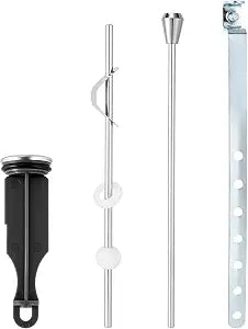 Gosknor 4pcs Lavatory Pop Up Drain Assembly Kit for PF WaterWorks PF0906