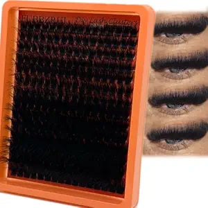 Thick Lash Clusters Fluffy 12-24mm Long Volume DIY Lash Extensions