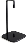 Countertop Paper Towel Holder with Tempered Glass Base, Aluminum Arm Black