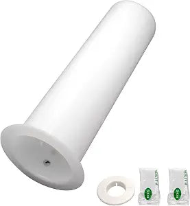 TAUROX Mini Split Cover Wall Sleeve for Air Conditioning Line Set Covers for Outside Units AC Sleeve Through The Wall Pipe Accessories (8.66 inches Length)