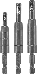 Bosch CC2430 Clic-Change 1/4in Self-Centering Drill Bit Set (3 Piece)