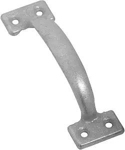 National Hardware Door Pull Handle, 6-1/2", Steel, Galvanized