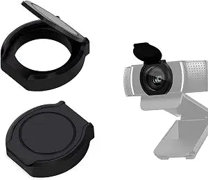 2 Pack Universal Webcam Cover, Desktop Computer External Webcam Lens Covers Shutter Cap Hood, Streaming Web Camera Privacy Cover Clip Compatible with Logitech HD Pro Webcams C270/C615/C920/C930e/C922X