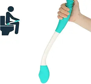 Long Handle Toilet Aid Wiper, 15 Inch Extended Reach