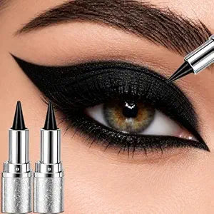 2 Pcs Black Eyeliner Gel Pen Eyeshadow Stick