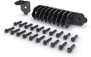 OZCO 10 Pcs Laredo Sunset Rafter Clips 2" | Decorative Angle Rafter Clips for Pergola, Deck, Fence and Outdoor Wood Structures | Powder-Coated Galvanized Steel Hardware
