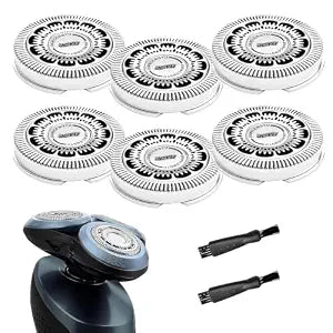 6Pack SH60 Replacement Heads Compatible with Philips Norelco Series 6000