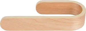 Self Adhesive Wood Hand Towel Holder for Bathroom or Kitchen Wooden Hand Towel Rack in Maple