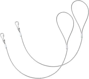 2 Pack Gate Latch Cable Pull, Stainless Steel Pull String