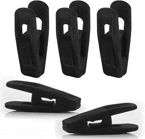 Otylzto 20pcs Plastic Velvet Hanger Clips, Hanger Clip for Velvet Hangers