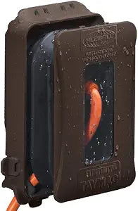 TAYMAC ML500 Single-Gang Mount 16-in-1 Flat Nonmetallic Weatherproof Vertical/Horizontal, 1-Pack, Bronze