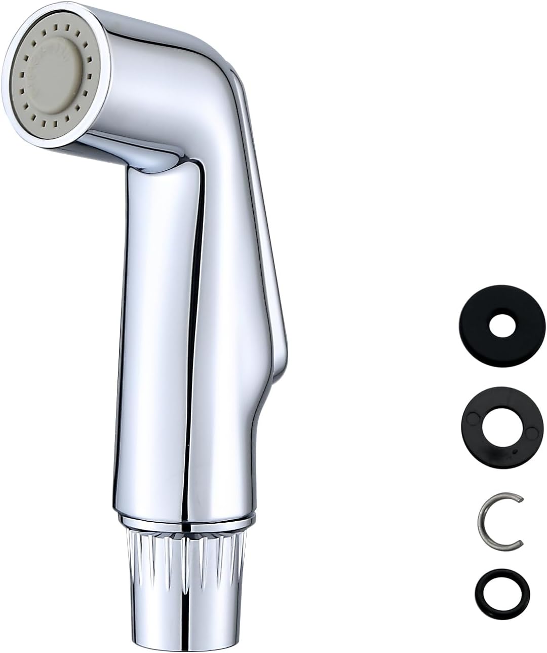 Kitchen Sink Sprayer Replacement Head, Side Spray Attachment for Faucet, Pull Out Spray Nozzle Head, Easy Install, Chrome