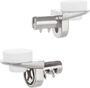 Keenkee Metal Shelf Pegs Pins Clips, 1/5 Inch 5mm, 20PCS, Nickel