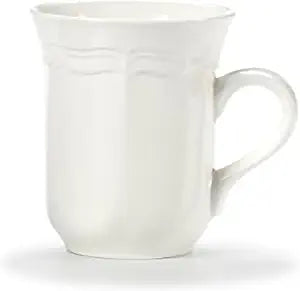 Mikasa French Countryside Cappuccino Mug, White