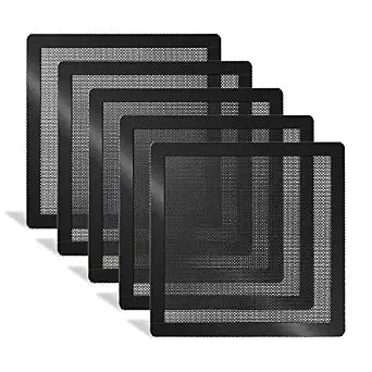 140mm PC Fan Dust Filter Magnetic Frame Computer Fan Grills Black Dust Mesh