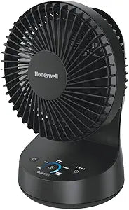 Honeywell QuietSet 5 Oscillating Table Fan, Balck, HTF337B