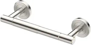 Gatco 4293B Latitude II Toilet Paper Holder, Satin Nickel, Wall-Mounted Bathroom Tissue Holder, Modern Durable Metal Hardware