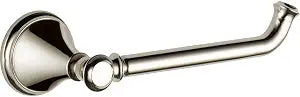 Delta Single Post Toilet Paper Holder | Polished Nickel | Wall Mount | Cassidy Bathroom Accessories