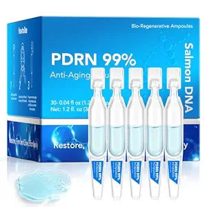 99% PDRN Salmon DNA Serum, 30 Ampoules for Microneedling Serum