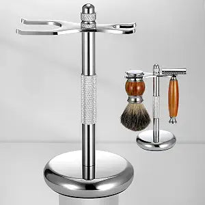 Safety Razor Stand, Razor Holder for Men Shaving Brush Stand