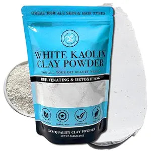 Bare Essentials Living White Kaolin Clay Powder, 5 lb, Made in USA