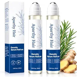 Hair Growth Roll On, Density Hair Growth Serum Roll on for Thicker, Youthful Leave-In Gentle Formula Nourishes Scalp & Roots for Men & Women (2Pcs)