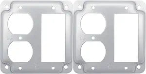 4-in Square Exposed Work Cover, 2 Pack