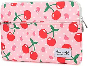 Canvaslife Patten Laptop Sleeve 14 inch 14.0 inch Laptop case Bag (Cherry)