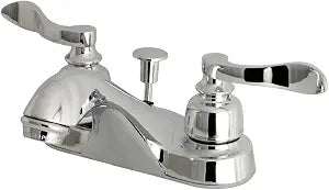 Kingston FB5621NFL 4" Centerset Bathroom Faucet, Polished Chrome