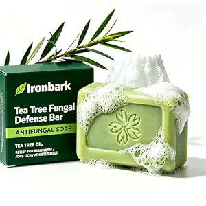 Ironbark Antifungal Soap Bar, Iron Bark Soap Relief & Clear Bar with Tea Tree Oil for Athlete's Foot Men & Women