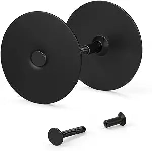 Stainless Steel Door Hole Cover Plate, 2-5/8" Anti-Pry Deadbolt
