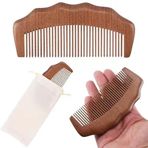 Wooden Labor Comb for Women, Labor and Delivery Essentials for Pregnant Women, Natural Birthing Comb Baby Shower Gifts with Cloth Bag