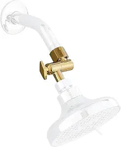 Metal Shower Head Elbow Adapter, 360  Adjustable