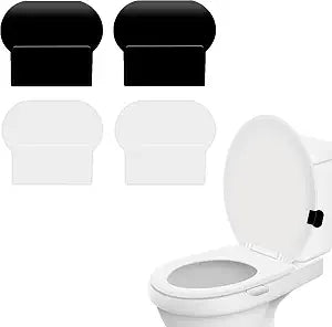 4-Pack Toilet Seat Lifter Tabs, Self-Adhesive Handles Toilet Lid Lifter