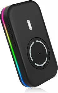 Mouse Mover Jiggler, | RGB, Undetectable, Silent, Auto-Off Timer, Realistic Movement |, Mouse Wiggler Shaker Giggler, Keep Computer Laptop Active Men Women Gifts for Office Home Remote Work