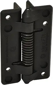 D&D KF3SPS KwikFit Gate Hinge, Self-Closing, Square Gates, Black, 2 pcs